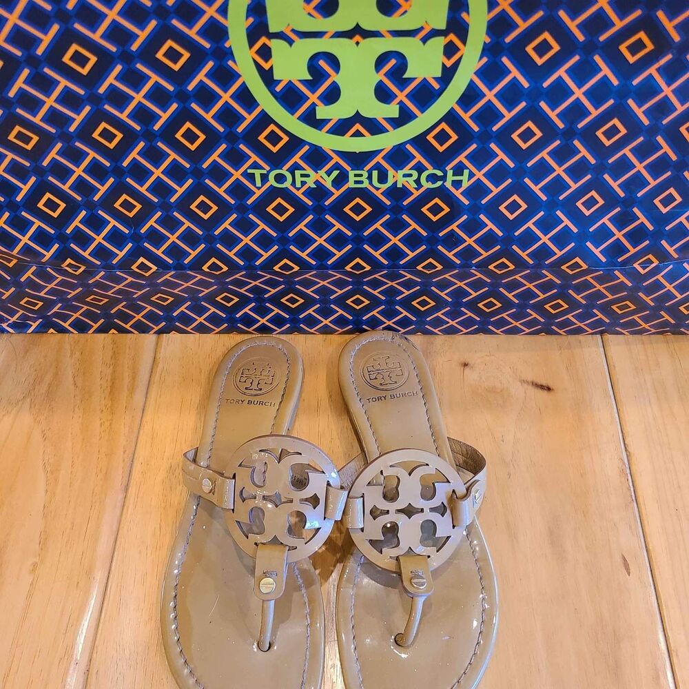 Tory Burch Designer Miller Sandals Thongs Flip Flops Size 6.5